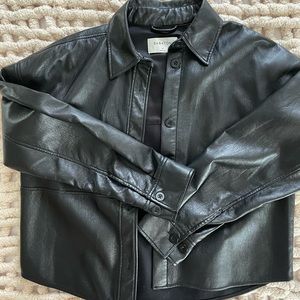 Aritzia babaton leather jacket